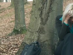 HD DOLLY: Young Businesswoman Suffering From Failure Stock Footage