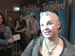 INTERVIEW Gail Porter on Disney films, having no artistic talent, growing up with Disney at the Tangled UK Premiere at London England. (Footage by WireImage Video/GettyImages) Stock Footage