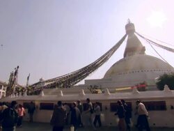 WS Shot of Durbar Square / Kathmandu, Nepal Stock Footage