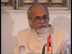 INDIA: NEW DELHI: PERUVIAN PRESIDENT ALBERTO FUJIMORI VISIT News Clip