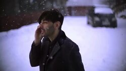 winter conversation Stock Footage