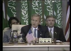 GNS WRAP Bush, Arab leaders meet on Middle East Peace Instructional Video