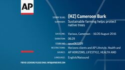 Sustainable farming helps protect native trees News Clip