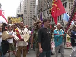People's Climate March - NYC Stock Footage