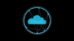 Data cloud storage technology. Stock Footage