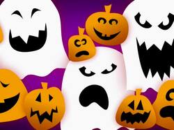 Loopable Halloween Fun! Stock Footage
