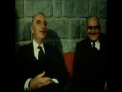 SYND 13-12-71 FRENCH PRESIDENT POMPIDOU ARRIVES IN AZORES Instructional Video