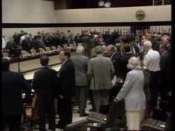 BELGIUM: NATO MEMBERS GATHER TO DISCUSS KOSOVO CRISIS News Clip