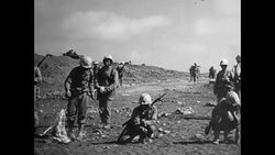 MOT 1945: BATTLE OF IWO JIMA: CHECKING FOR MINES Instructional Video