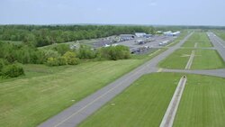 'WS AERIAL Shot of US Air Force Civil Air Patrol / Washington DC, United States' Stock Footage