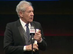 Best Sci-Fi/Fantasy Award - 'The Hobbit' at The Jameson Empire Awards - Show at The Grosvenor House Hotel on March 24, 2013 in London, England (Footage by WireImage Video/Getty Images) Stock Footage