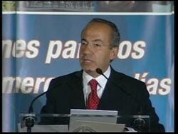Calderon presents government plans News Clip