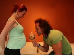 Happy Pregnant Couple Stock Footage