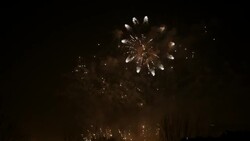 Firework display Stock Footage