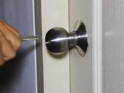 Opening the Door Stock Footage