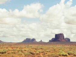 Timelapse of the Monument Valley tribal national park Stock Footage
