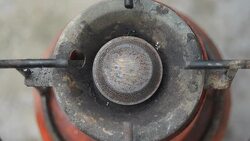 Gas picnic fire Stock Footage