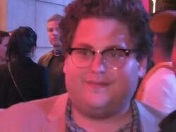 Jonah Hill at the Staple Center in Los Angeles at the Celebrity Sightings in Los Angeles at Los Angeles CA. (Footage by WireImage Video/GettyImages) Stock Footage