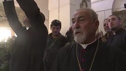 CLEAN : Prayers return to Iraqi monastery ravaged by IS News Clip