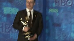 John Oliver and Kate Norley at the HBO's Post Emmy Awards Reception - Arrivals Stock Footage