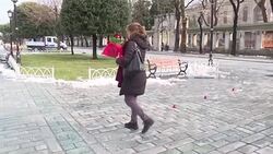 CLEAN : One year after Istanbul tourist attack, guide returns to spot News Clip