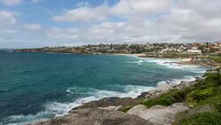 Bondi Beach in Timelapse, Sydney Australia Stock Footage