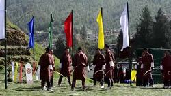 CLEAN : Japan's Princess Mako watches archery in Bhutan News Clip