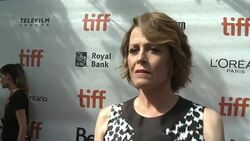 INTERVIEW - Sigourney Weaver at 'A Monster Calls' World Premiere Presented By Focus Features At The Toronto International Film Festival 2016 Stock Footage