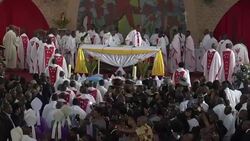 CLEAN : Thousands honour Papa Wemba at requiem mass in Kinshasa News Clip