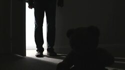 Child abuse teddy. Stock Footage