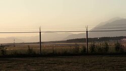 small aircraft landing Stock Footage