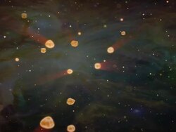 Meteor Space Flight Stock Footage