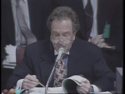 USA: SENATE HEARINGS INTO POSSIBLE FINANCE ABUSES RESUMES News Clip