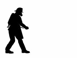 Using fire extinguisher Stock Footage