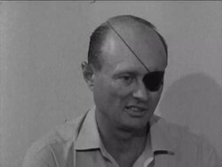 SYND 03-06-69 DAYAN PLANS ECONOMIC INTERGRATION BETWEEN ISRAEL AND THE OCCUPIED AREAS Instructional Video