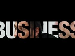 Business Typo Stock Footage