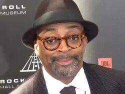 Spike Lee at 28th Annual Rock and Roll Hall Of Fame Induction Ceremony - Arrivals 4/18/2013 in Los Angeles, CA.(Footage by WireImage Video/Getty Images Entertainment Video) Stock Footage