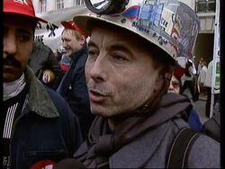FRANCE: PARIS: MINERS STAGE RALLY News Clip