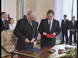 Czech Republic - Reconcilliation with Germany News Clip