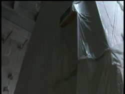 Victim's family members take a tour of the museum that will provide public with an emotionally raw journey where huge surviving remnants of what once was the World Trade Center. News Clip