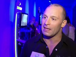 INTERVIEW: Matt Serra on attending the event. at the 'Halo:Reach' Midnight Madness Launch Event with Kid Cudi at New York NY. (Footage by WireImage Video/GettyImages) Stock Footage