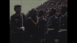 GS 21 4 82 ZIMBABWE CELEBRATING SECOND ANNIVERSARY OF INDEPENDENCE WITH RALLY IN HARARE News Clip