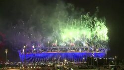 CLEAN: Paralympics: Opening ceremony looks to the skies (2) News Clip