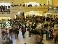 Grand Central Terminal 100th Year Anniversary Stock Footage