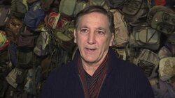 Wall of illegal migrants' backpacks on show in US Instructional Video