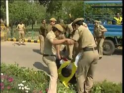 Pro-Tibet demonstrators take to the streets News Clip