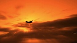 Blurred Plane Stock Footage