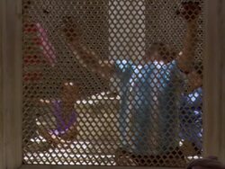  MS Man suffering from spiritual disorder shaking his head / New Delhi, India Stock Footage