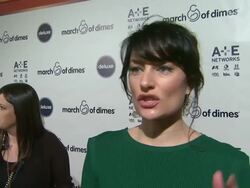 INTERVIEW - Madchen Amick on supporting March of Dimes at March of Dimes Celebration of Babies Luncheon Honoring Jennifer Lopez in Los Angeles, CA on 12/06/13 Stock Footage