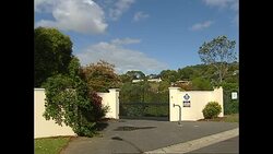 Wealthy residential areas of Cape Town. News Clip